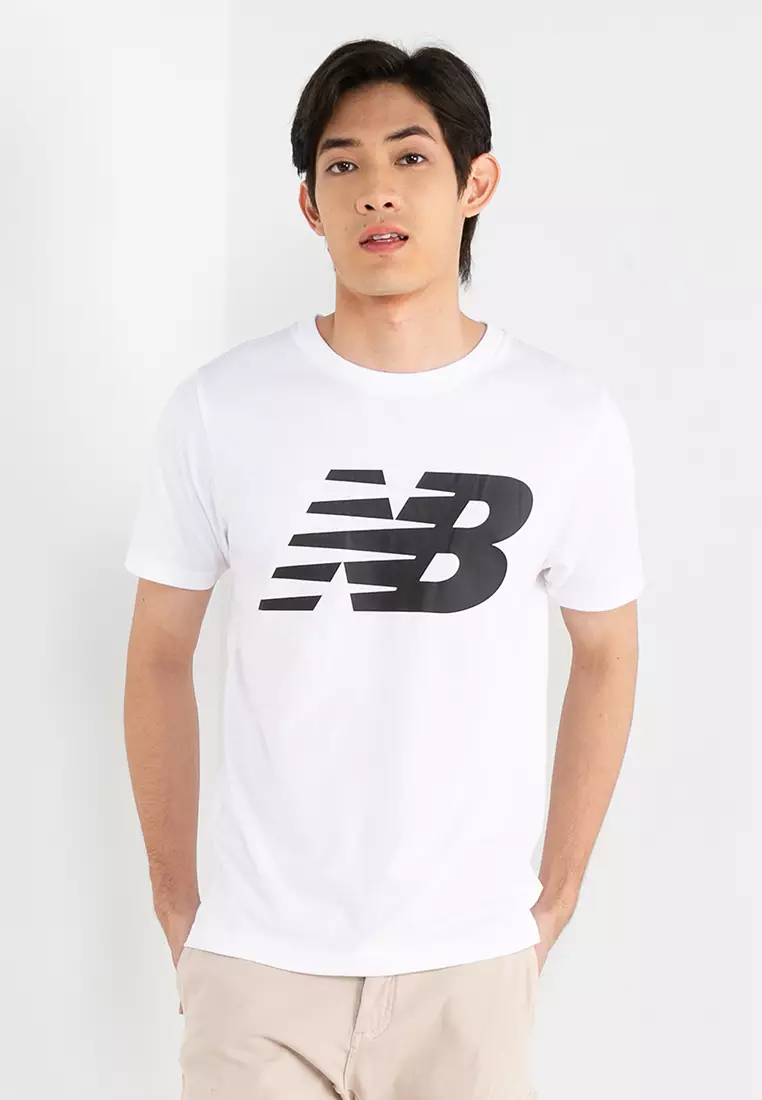 New balance logo tee sales