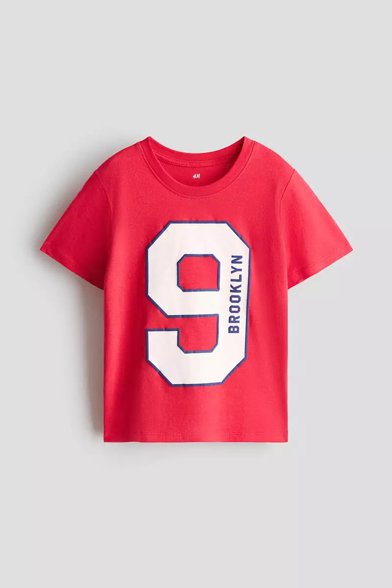 Printed cotton T-shirt