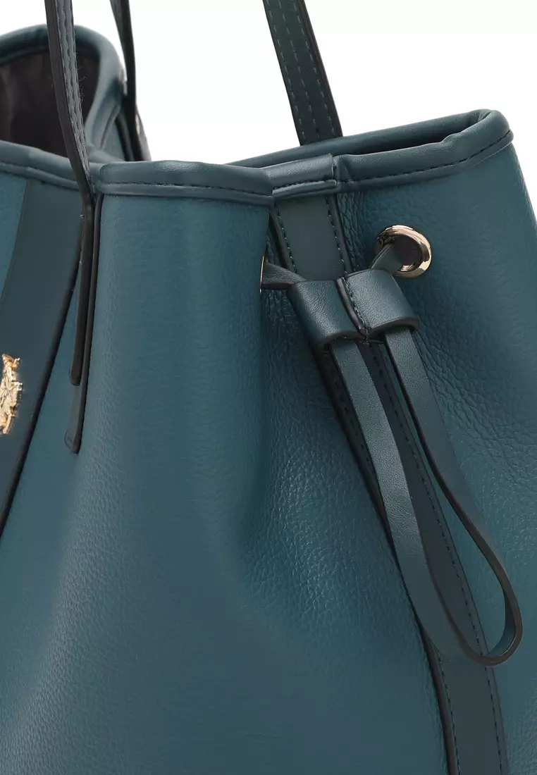 2-in-1 Tote Bag & Top Handle Bag - Blue