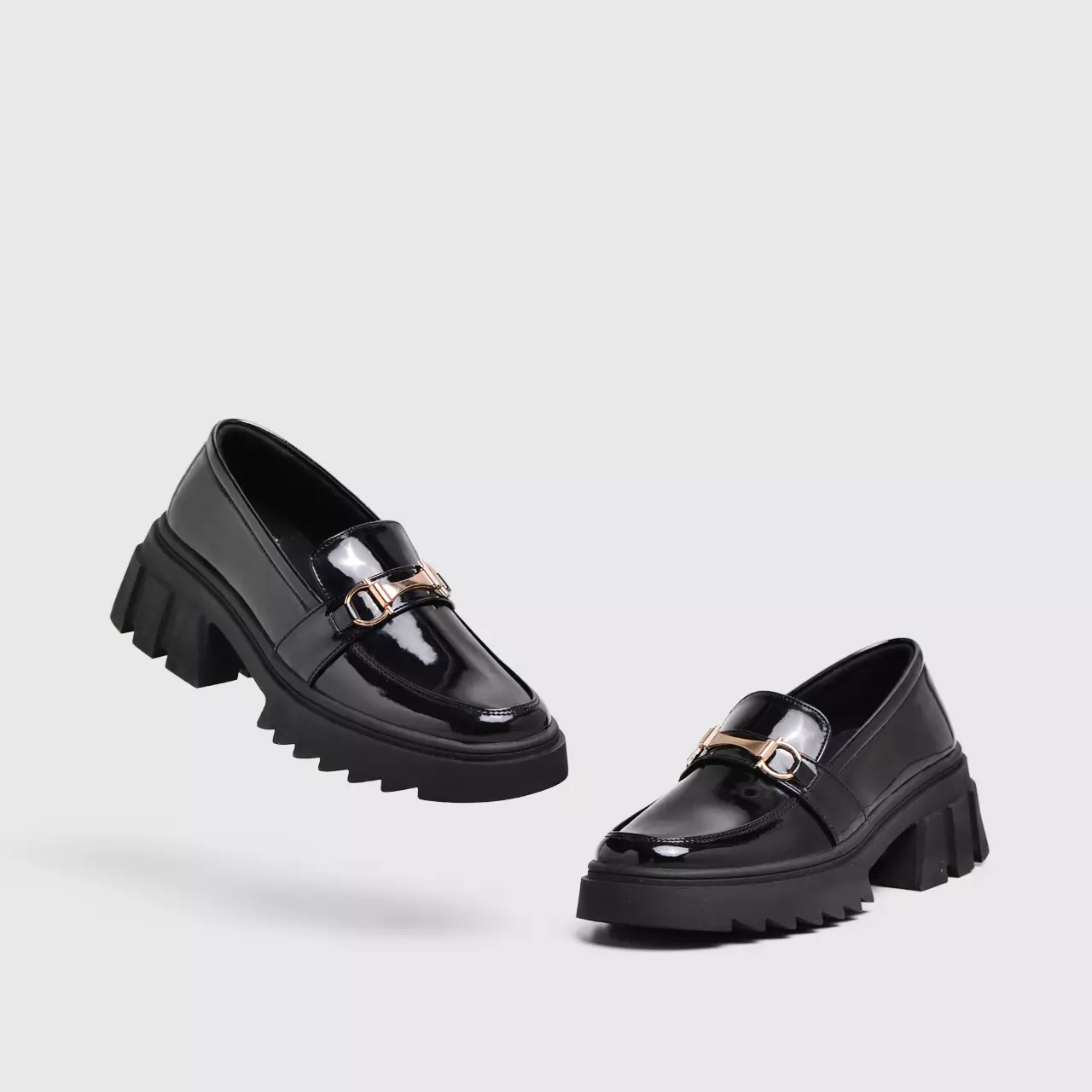 Sillia Oxford Patent Black