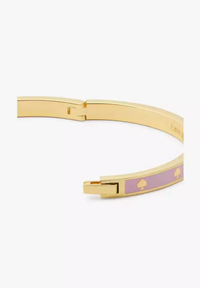 Jual KATE SPADE Spot The Spade Hinged Bangle Candied Berry Cream