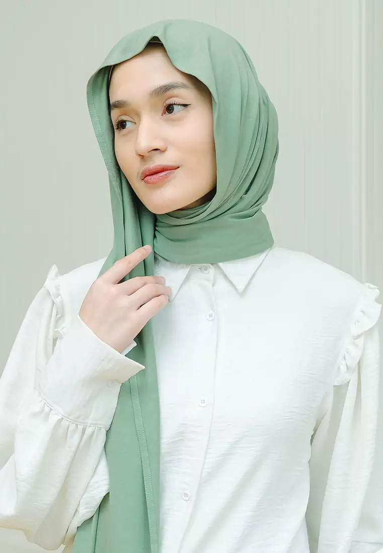 Tana Shawl Green Pastel