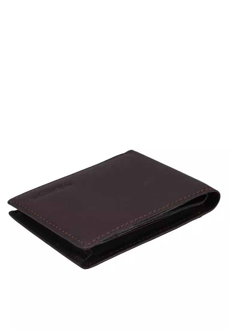 Men's RFID Bi Fold Genuine Leather Short Wallet