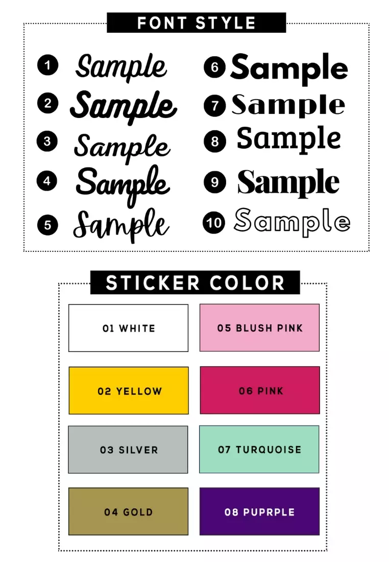 Buy Fitlab Regular Vinyl Name Sticker 2024 Online ZALORA Philippines