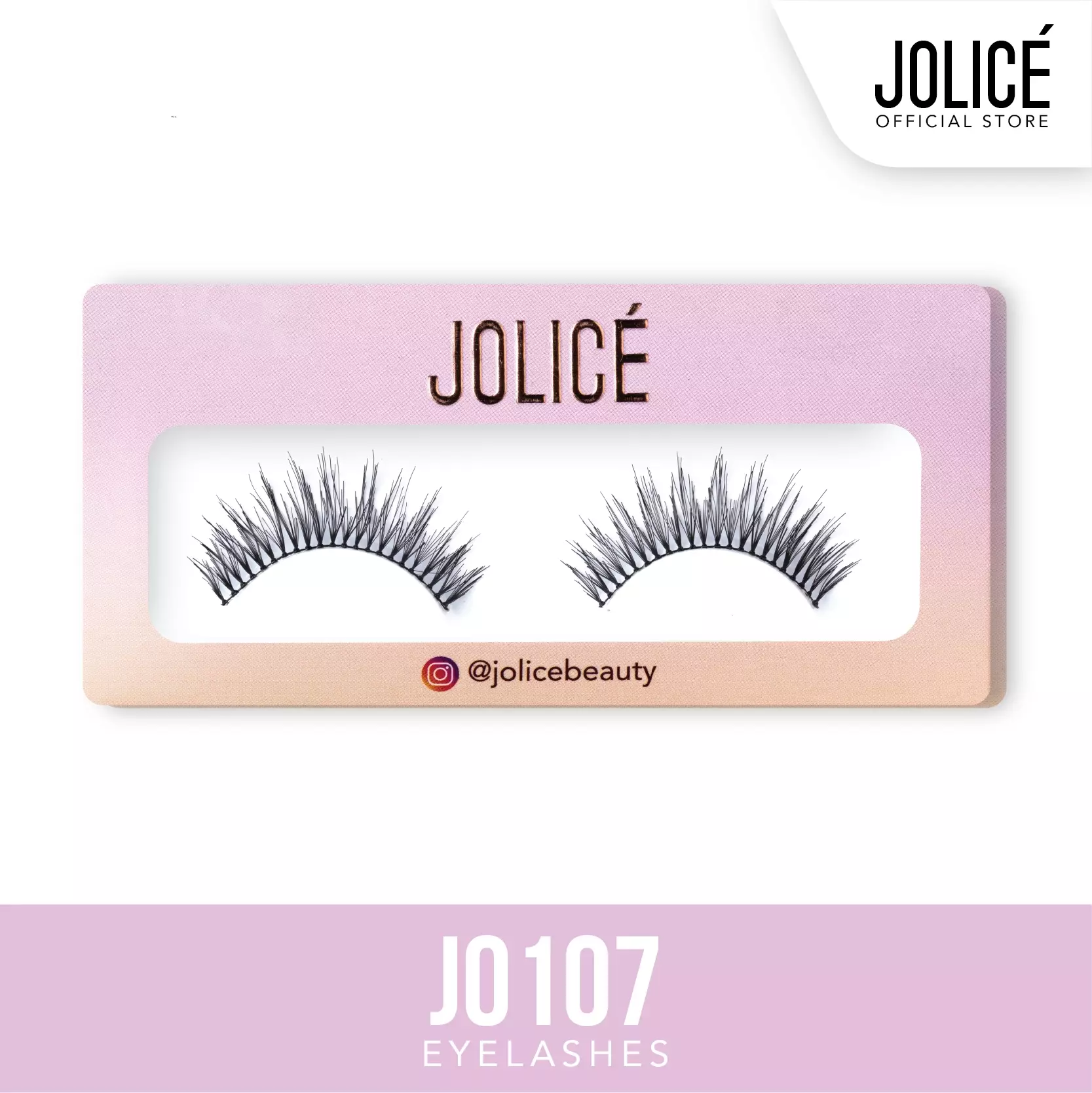 Jolice High Quality Eyelash Bulu Mata Palsu 3D Ringan/ Natural/ Lentik