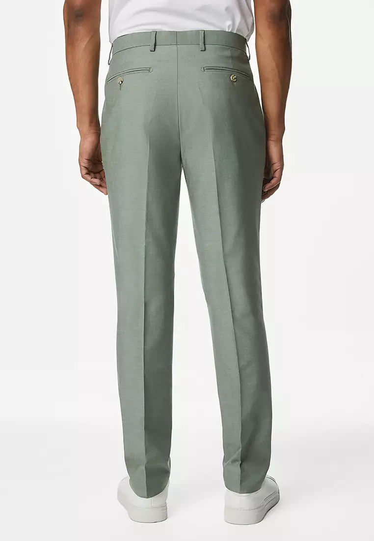Slim Fit Stretch Suit Trousers