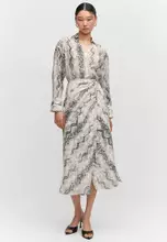 Mango snake sales print gown