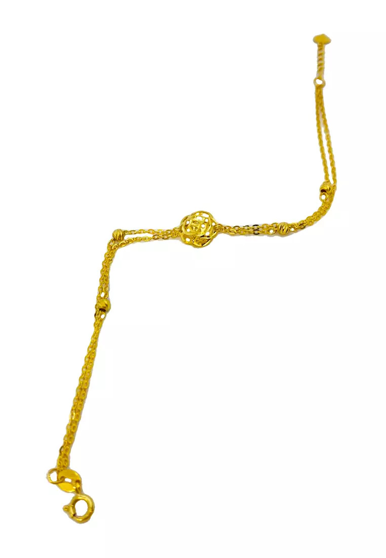 LITZ 916 (22K) Gold Bracelet LGB0294 (2.21g+/-)