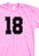 MRL Prints pink Number Shirt 18 T-Shirt Customized Jersey AB5BCAADDC6AF3GS_2