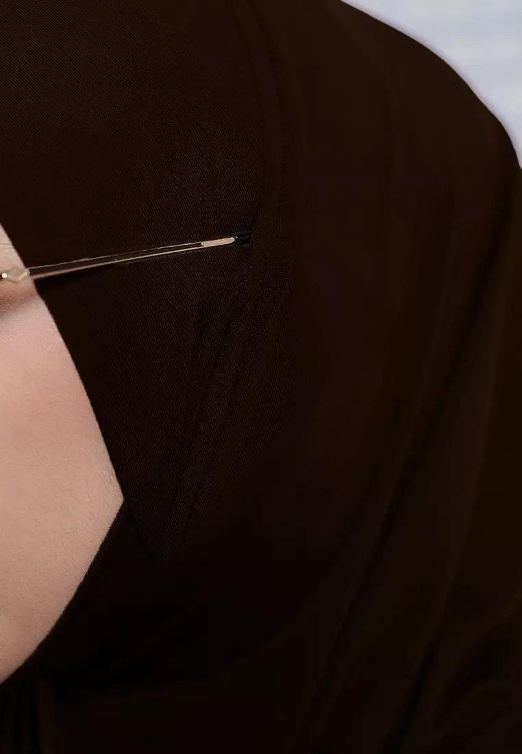 HIJAB INSTAN LUNA - DARK BROWN