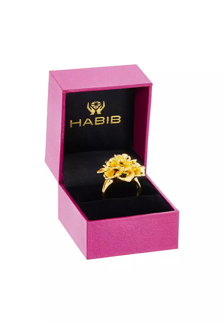HABIB 999/24K Yellow Gold Ring 9GR00651224