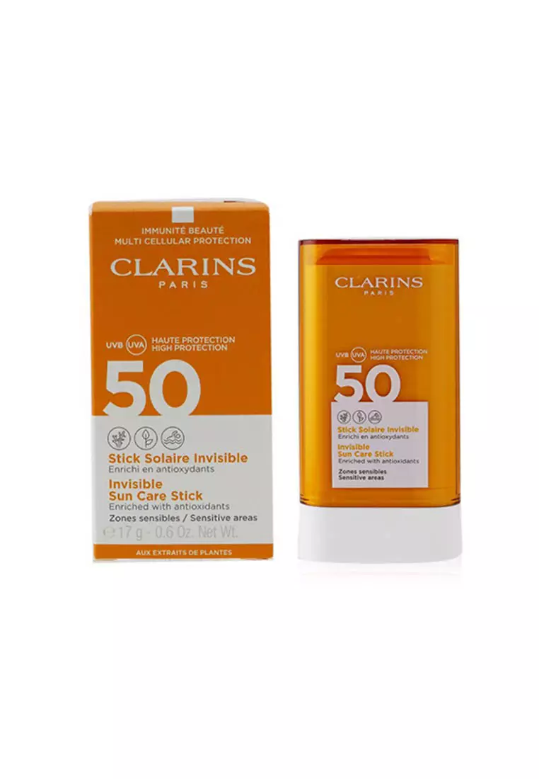 Clarins - Invisible Sun Care Stick Spf50 - For Sensitive Areas 17g/0.6oz