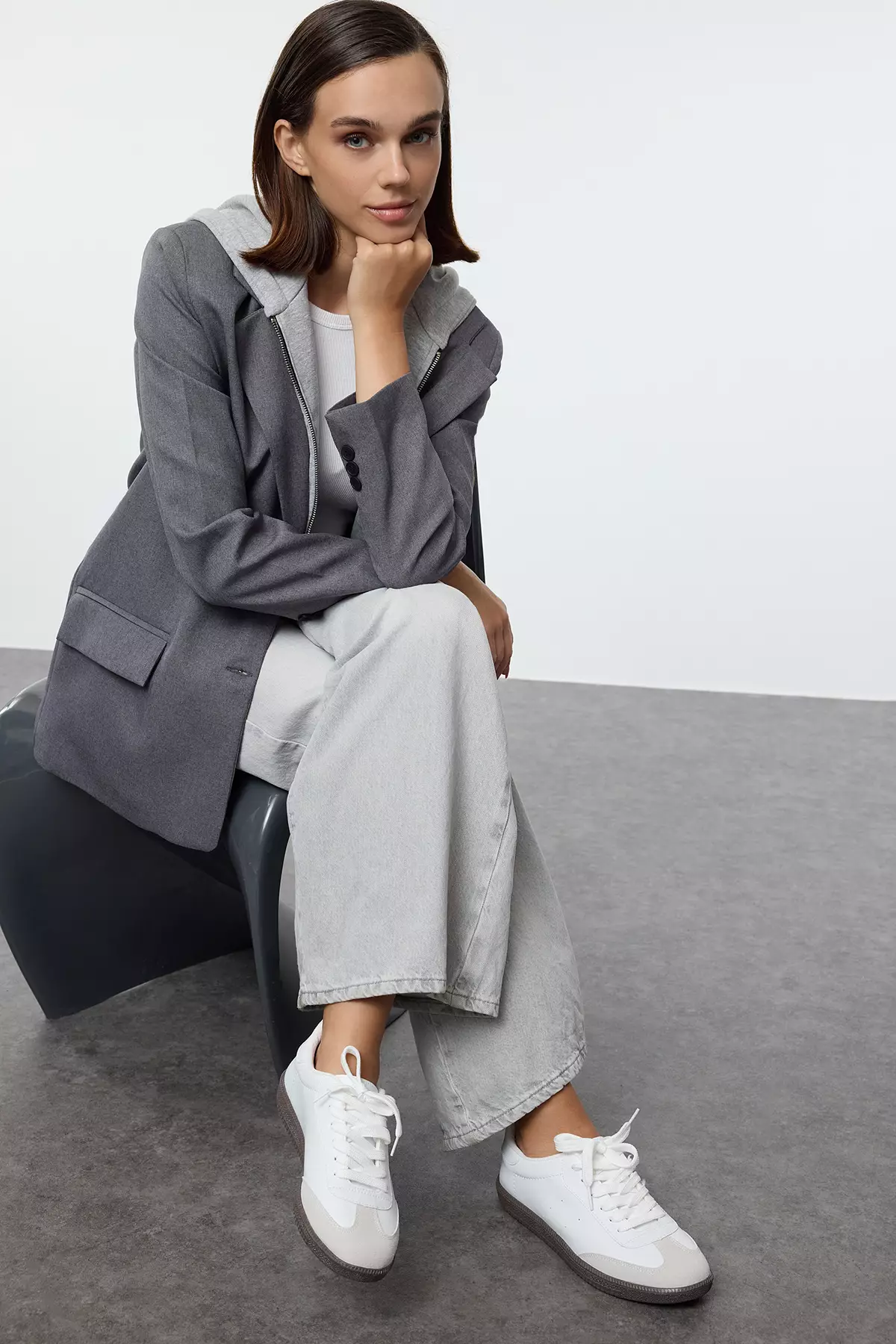 Retro Lace-Up Sneakers