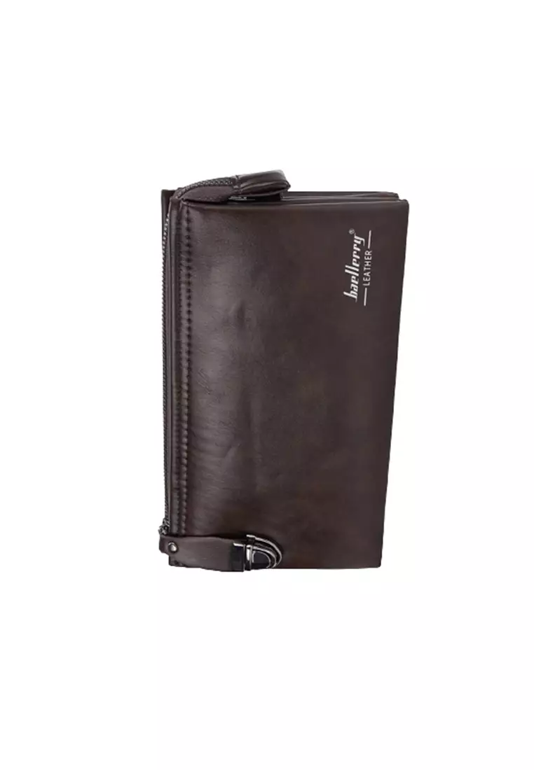 Dompet Pria Panjang Tas Tangan Clutch Bag Bahan Kulit PU Leather Quality Premium ORIGINAL