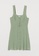 H&M green Sleeveless Dress 88288AA433C817GS_4