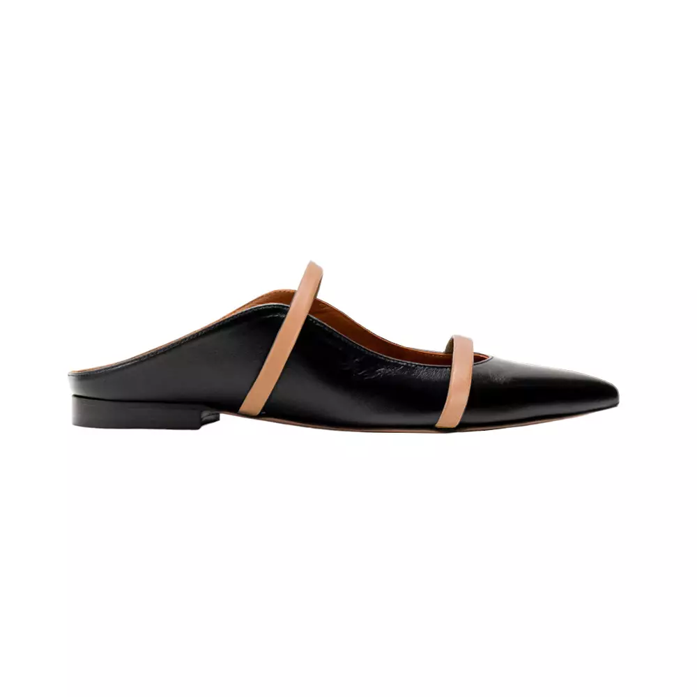 Jual Malone Souliers Malone Souliers Maureen Nappa Leather Mules Black ...