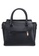 Unisa black Saffiano Convertible Top Handle Bag 925FEAC3519B08GS_3