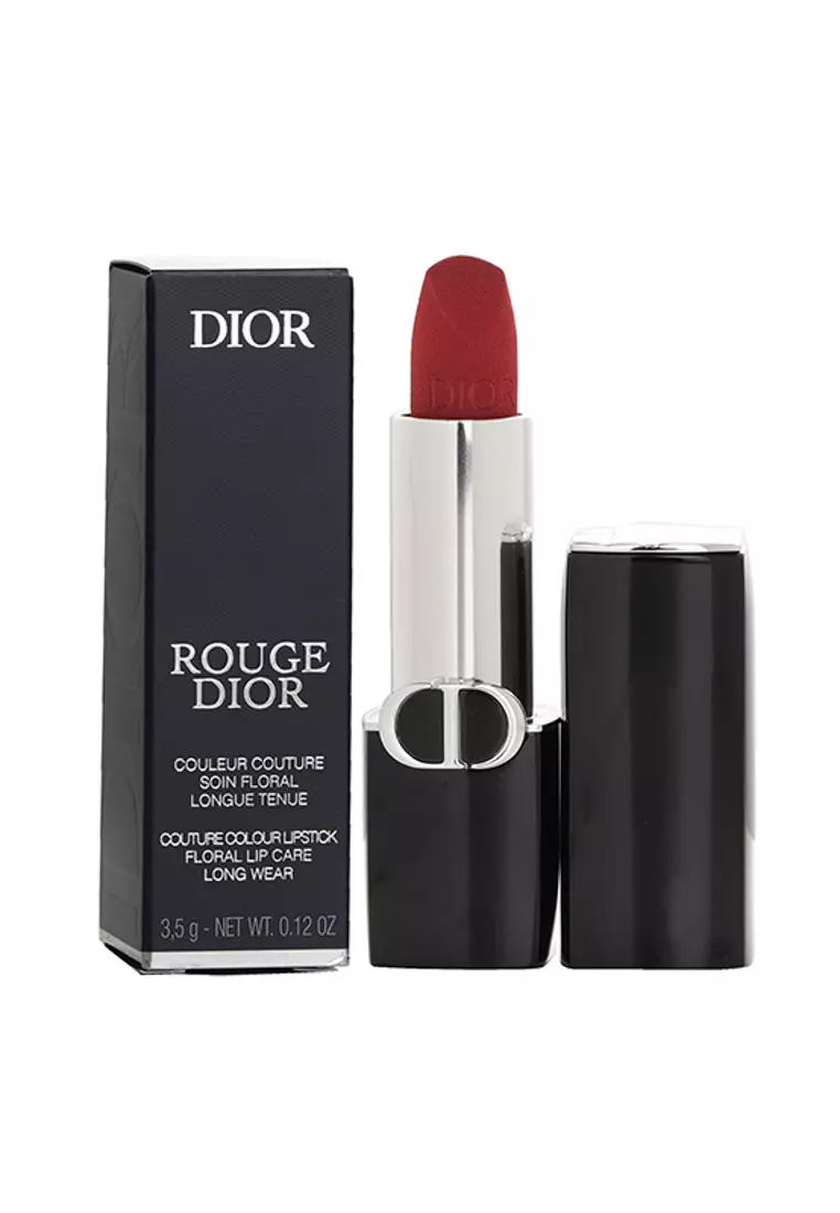 CHRISTIAN DIOR - 傲姿唇膏 Velvet & Satin Finishes- # 772 Classic Rosewood Velvet Finish 3.5g/0.12oz