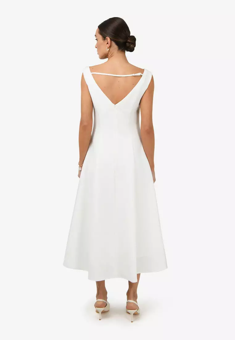 Yana Off-shoulder Panel Dress