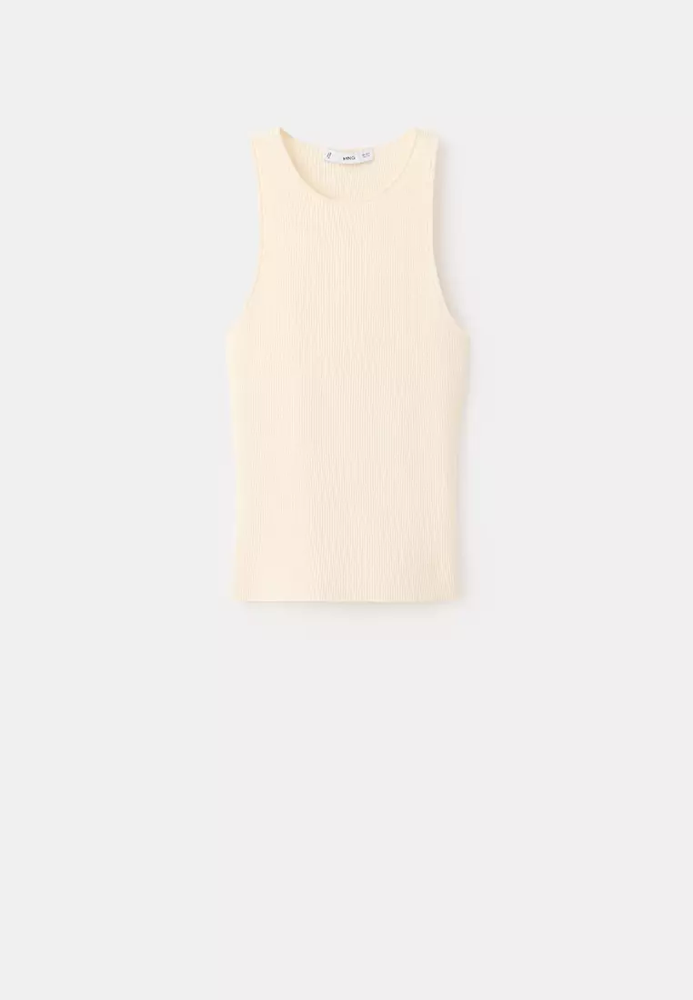 Fitted Fine-Knit Top