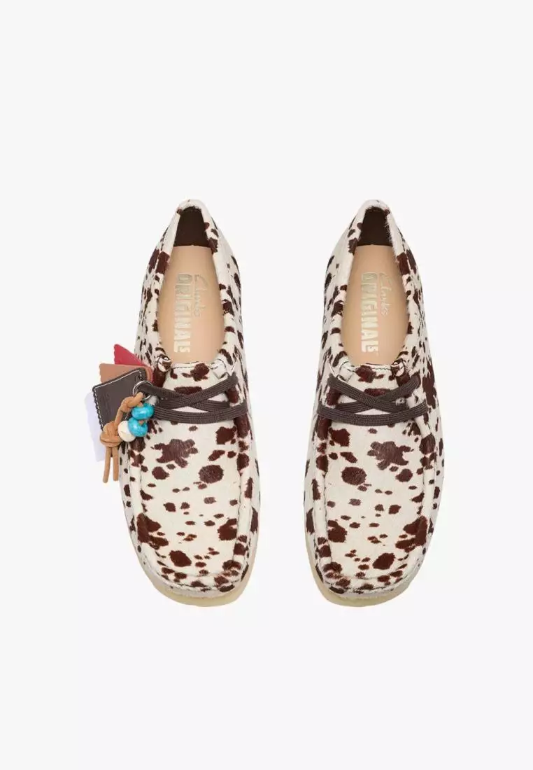 Jual CLARKS Clarks Womens Wallabee. - Brown Cow Print Original 2026 ...