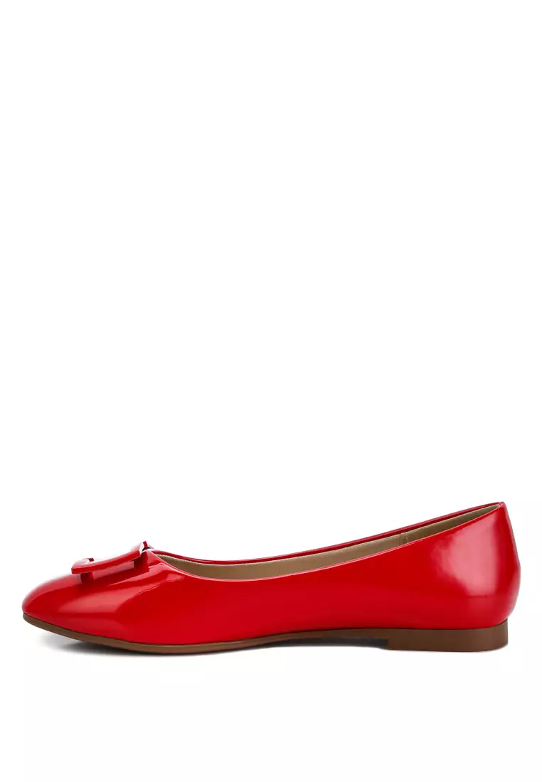 Buy London Rag Red Embellished Flat Ballerinas 2024 Online