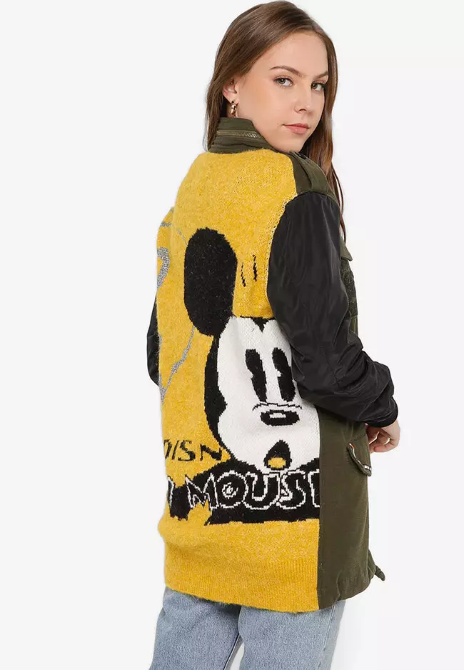 Buy Desigual Mickey Mouse Hybrid Parka Jacket 2023 Online | ZALORA Singapore
