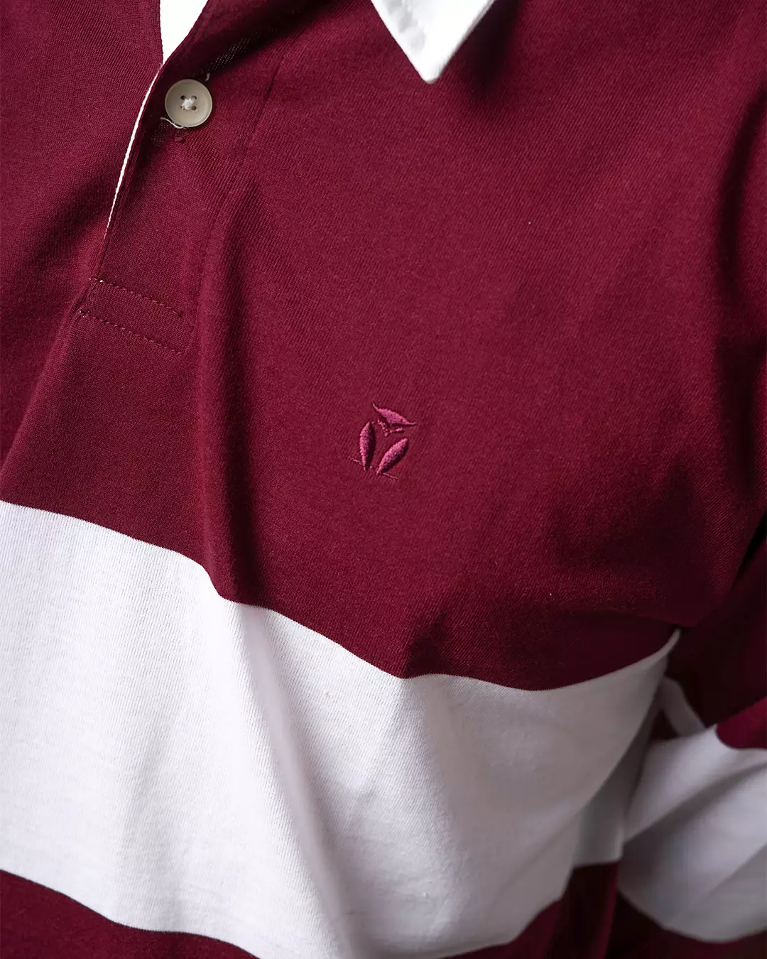 Matsuda Kaos Rugby Polo Shirt Pria Lengan Panjang Nago