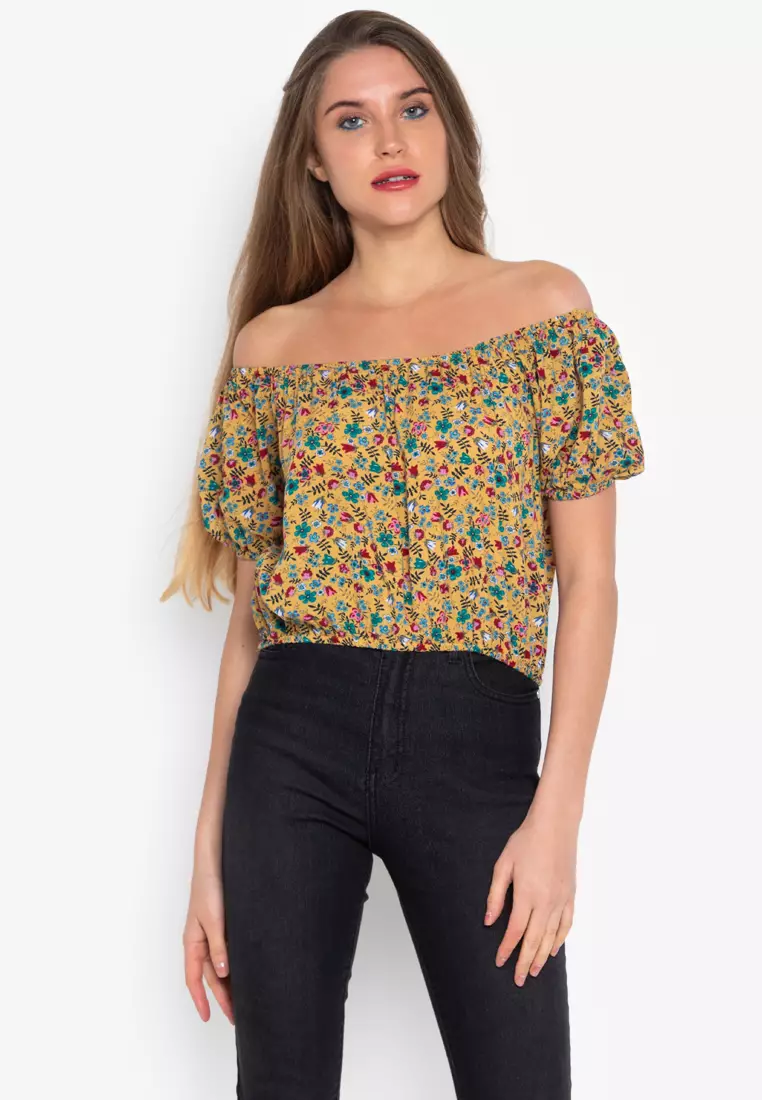 Buy Next Off Shoulders Crop Top 2024 Online Zalora Philippines