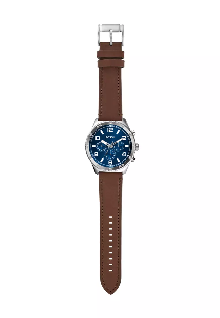 Buy Fossil Fossil Male's Brox brown Leather Watch BQ2799 2023