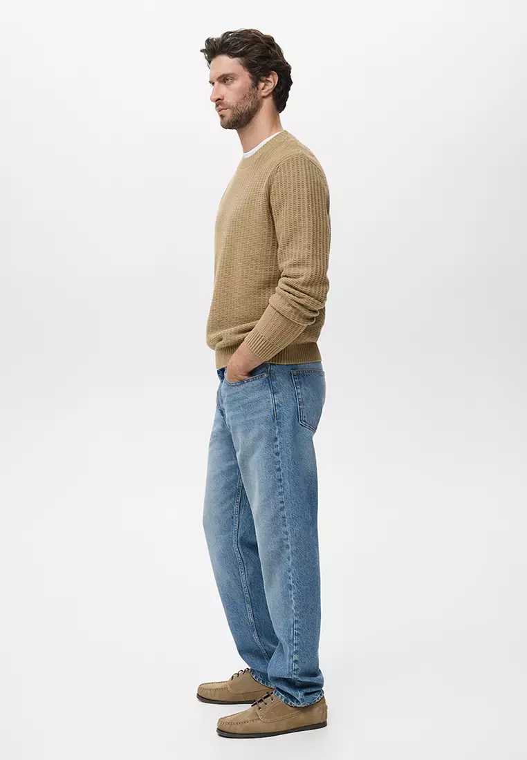 100% Cotton Structured Sweater