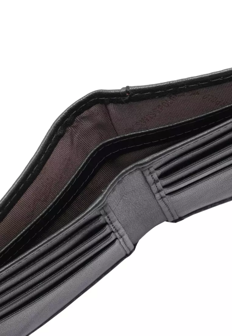 Men's RFID Blocking Bi Fold Wallet - Black