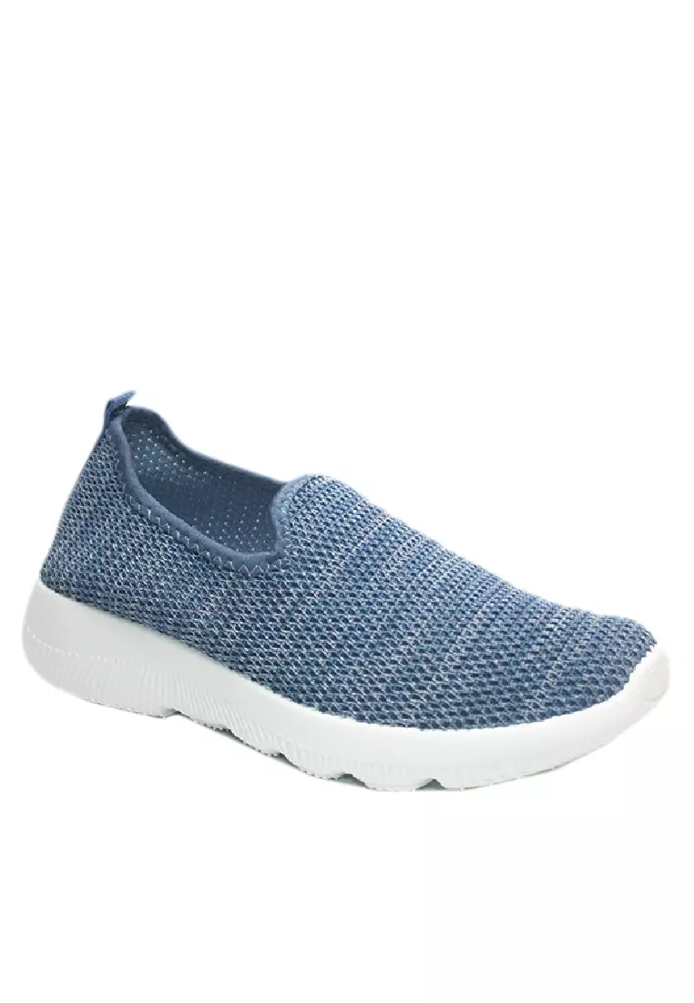 Dr. Kevin Sepatu Olahraga Wanita Sneakers Flyknit Slip On 589-039