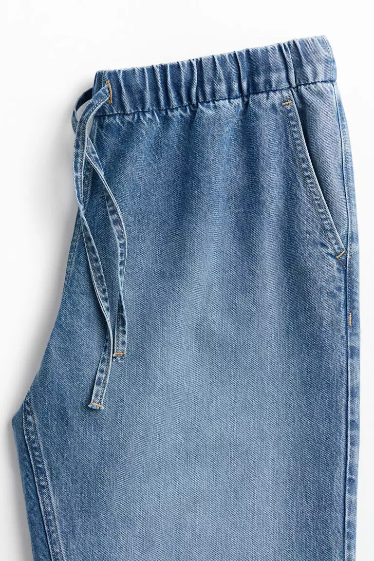 Denim joggers
