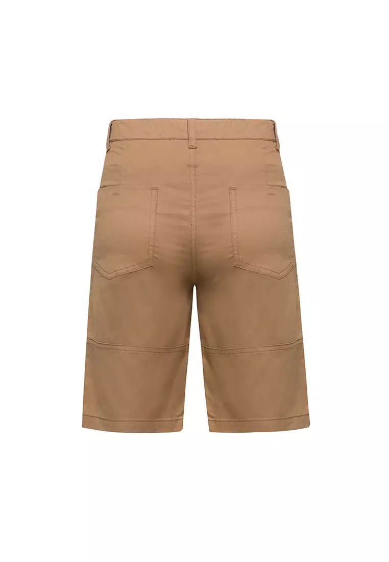 Pito Dito Boy Gorginio Celana Pendek Katun Anak Coklat - Size 14