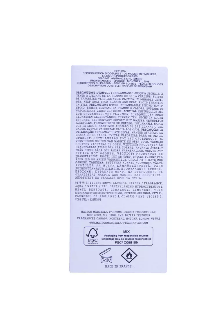 Maison Margiela Replica Autumn Vibes Unisex 100 ML