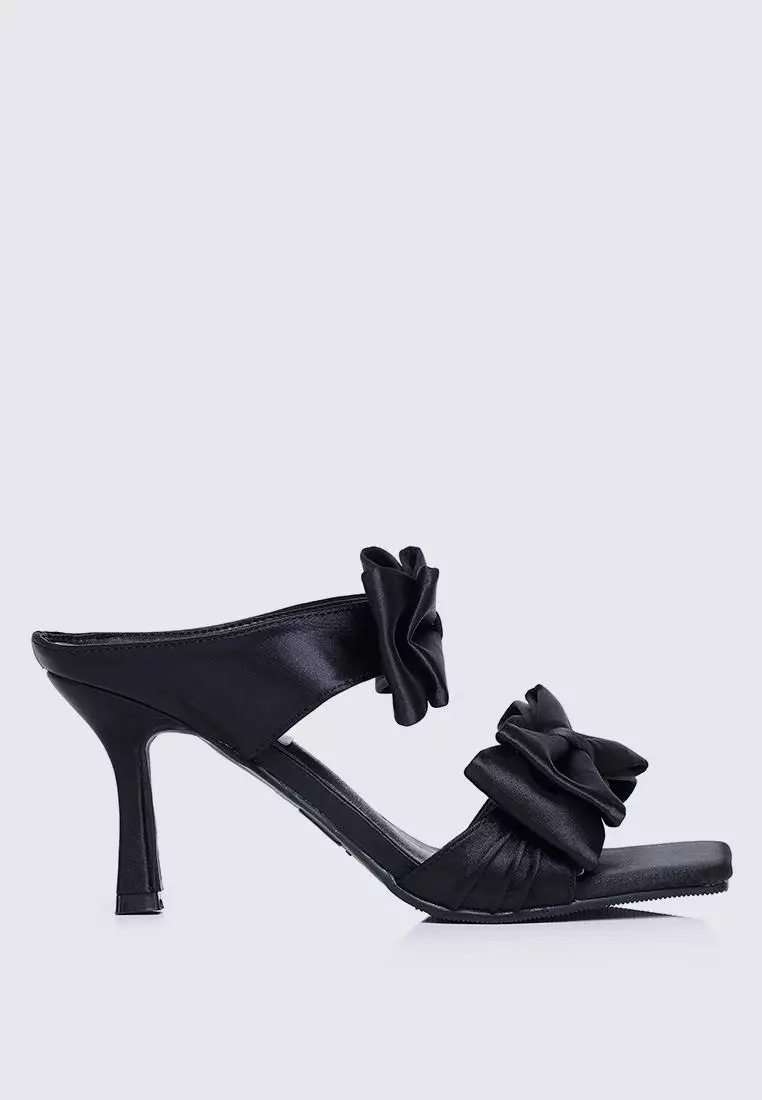 Discount on My Ballerine  shoes - SKU: My Ballerine Sabrina Comfy Heels In Black