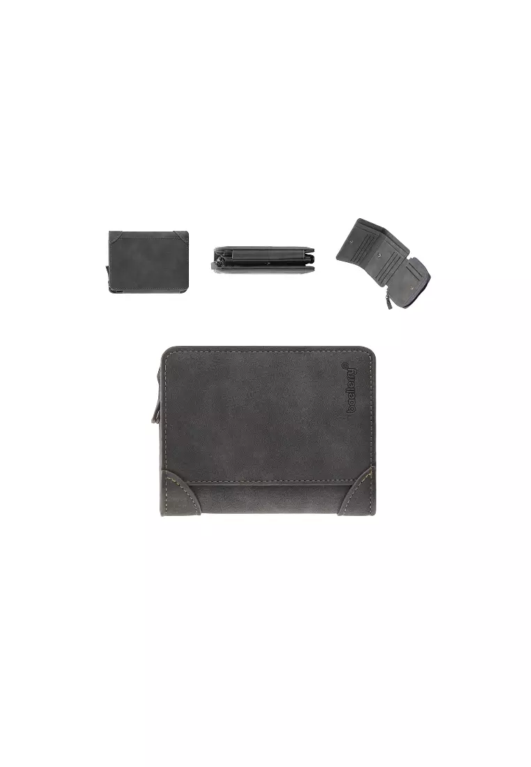 Dompet Pria Bahan Kulit PU Leather Premium BAEOS