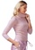 London Rag pink Full Sleeve Rib Knit Turtle Neck Top in Dusty Blush 9E479AA01A2606GS_2