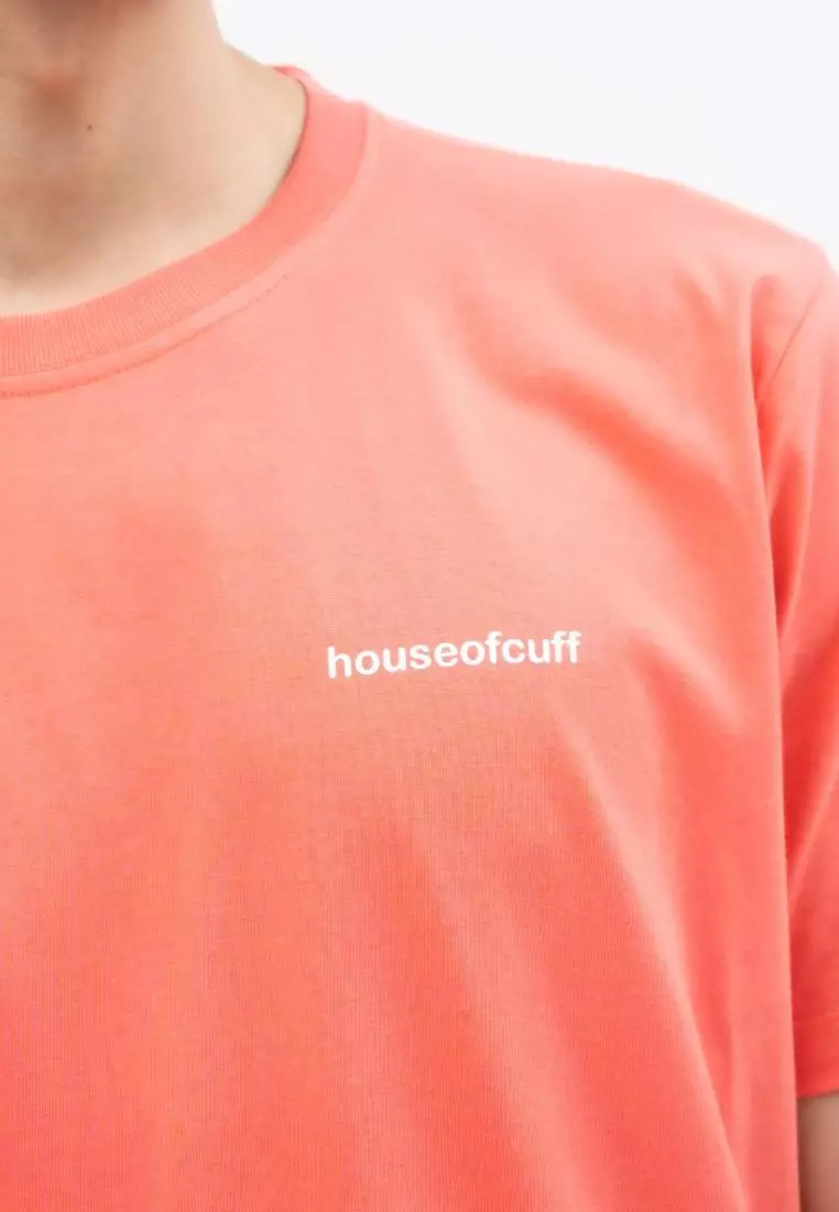 Houseofcuff T-shirt Kaos Polos Pendek Coral Tersedia Size S - 4XL