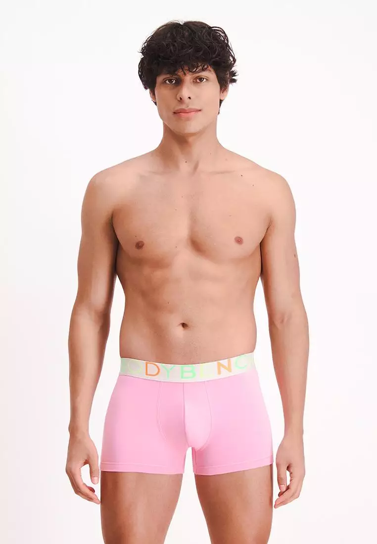 Mens pink boxer on sale shorts