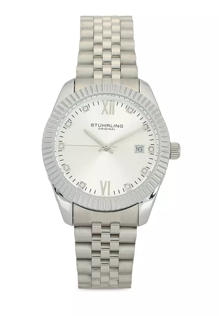Buy Stuhrling Original Women s Quartz Silver Stainless Steel Watch