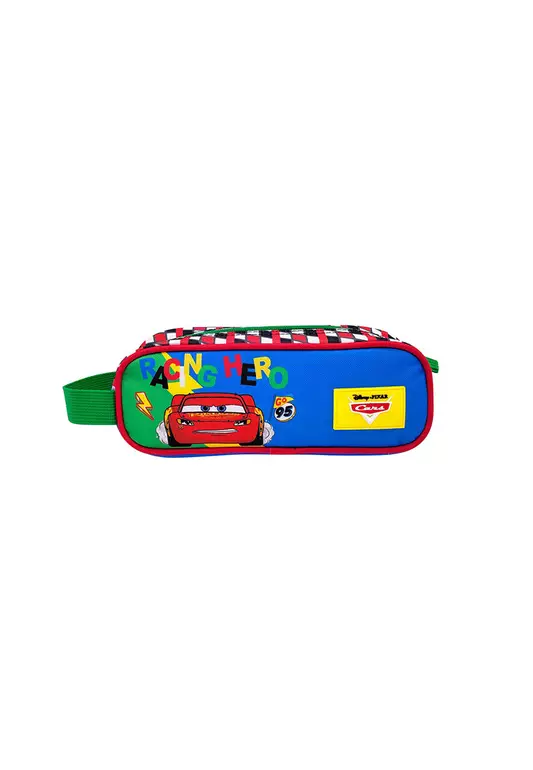 Totsafe Disney Marvel Utility Pencil Case Pouch - Cars Jump Around