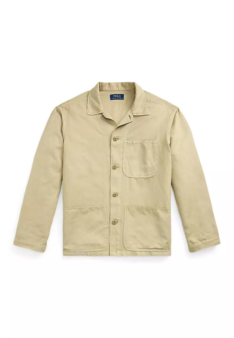 Linen-Cotton Overshirt
