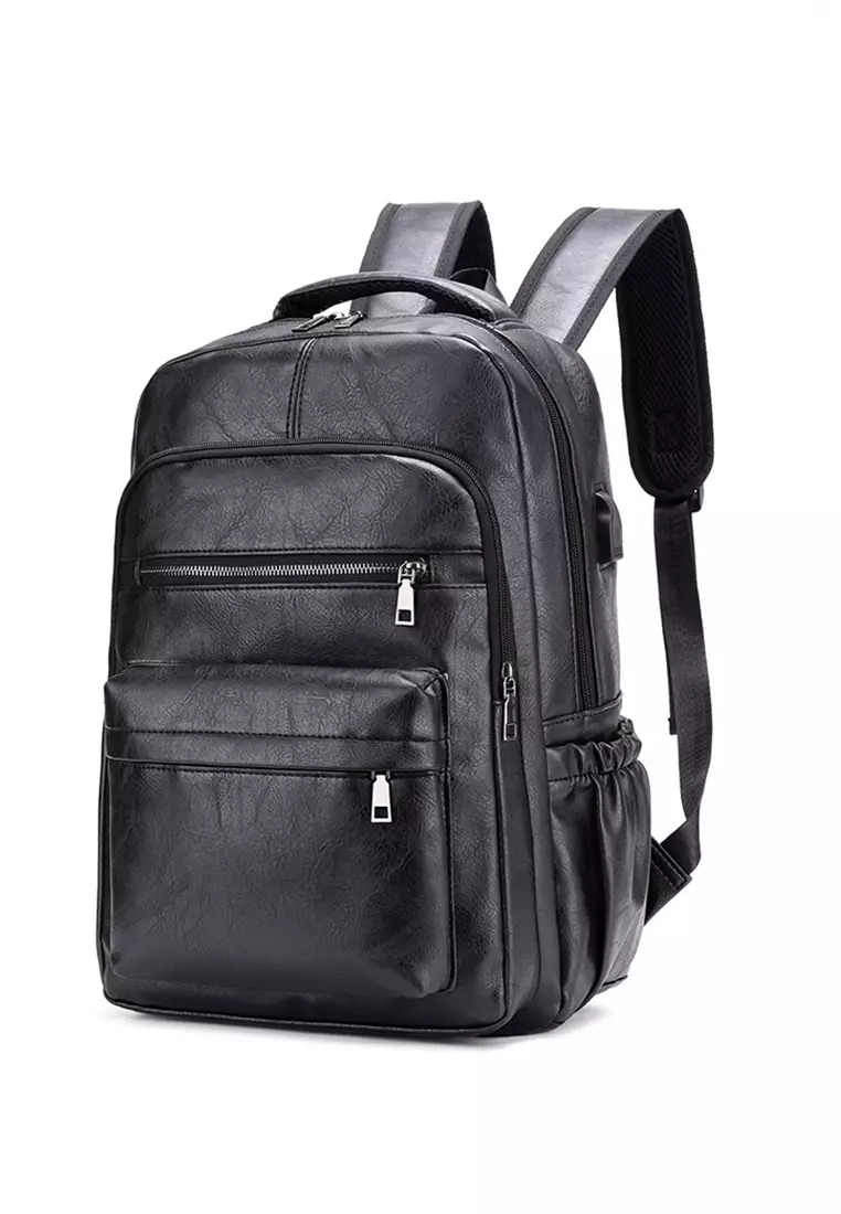 Leather Travel Backpack