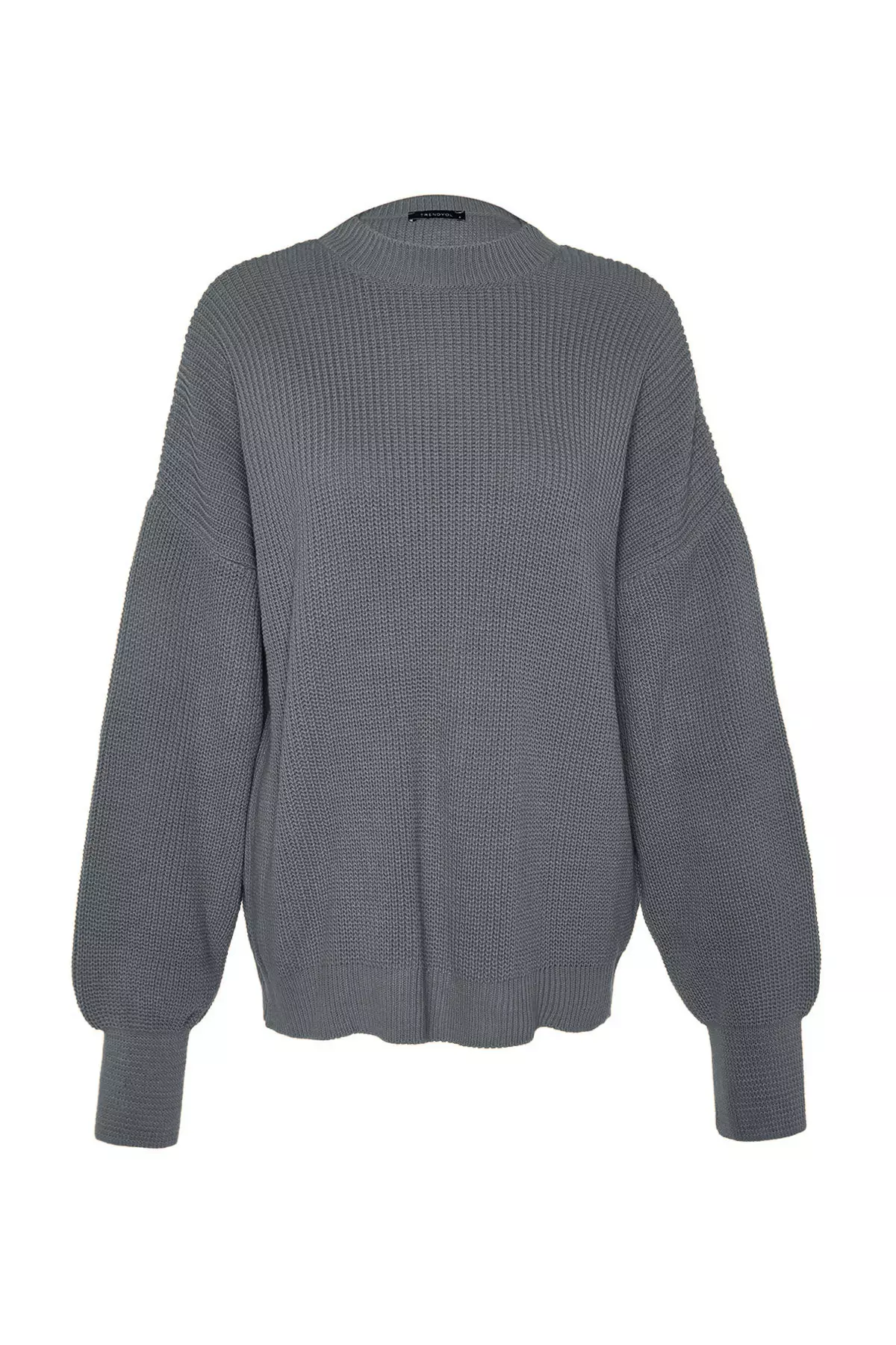 Wide Fit Anthracite Knitwear Sweater