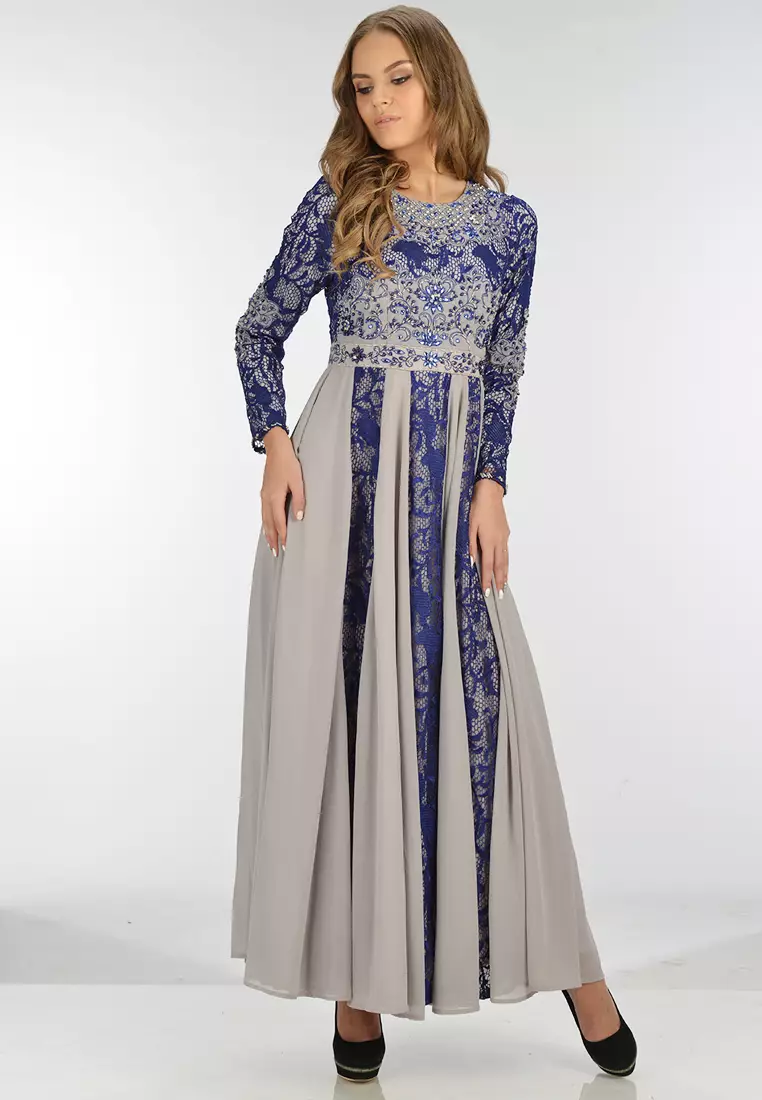 Bibiq Gamis Brokat Sifone Sutra