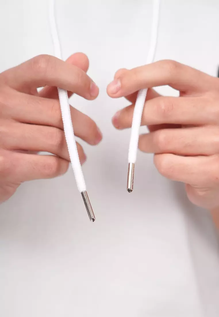 Ryusei Kaos Pria Turtleneck Nandito Kou CMB White