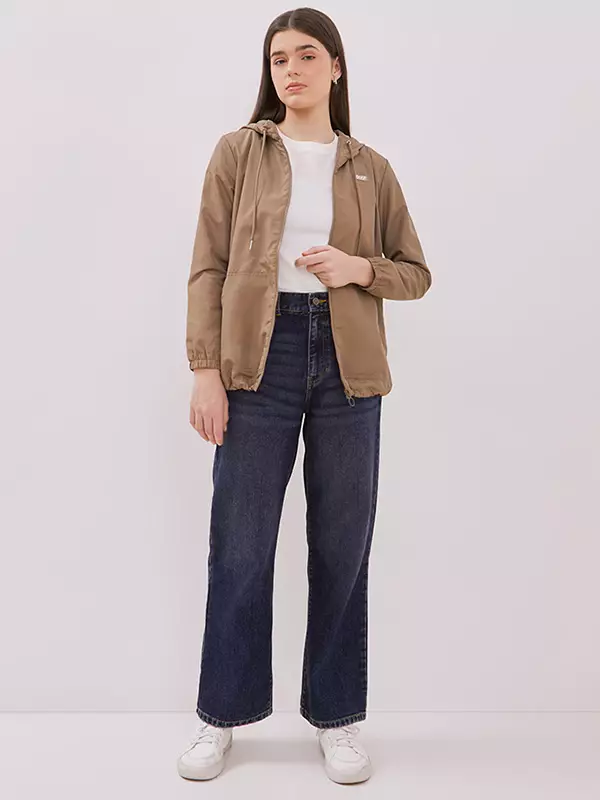 DUST Jaket Parasut Arla Coklat (D.56174)