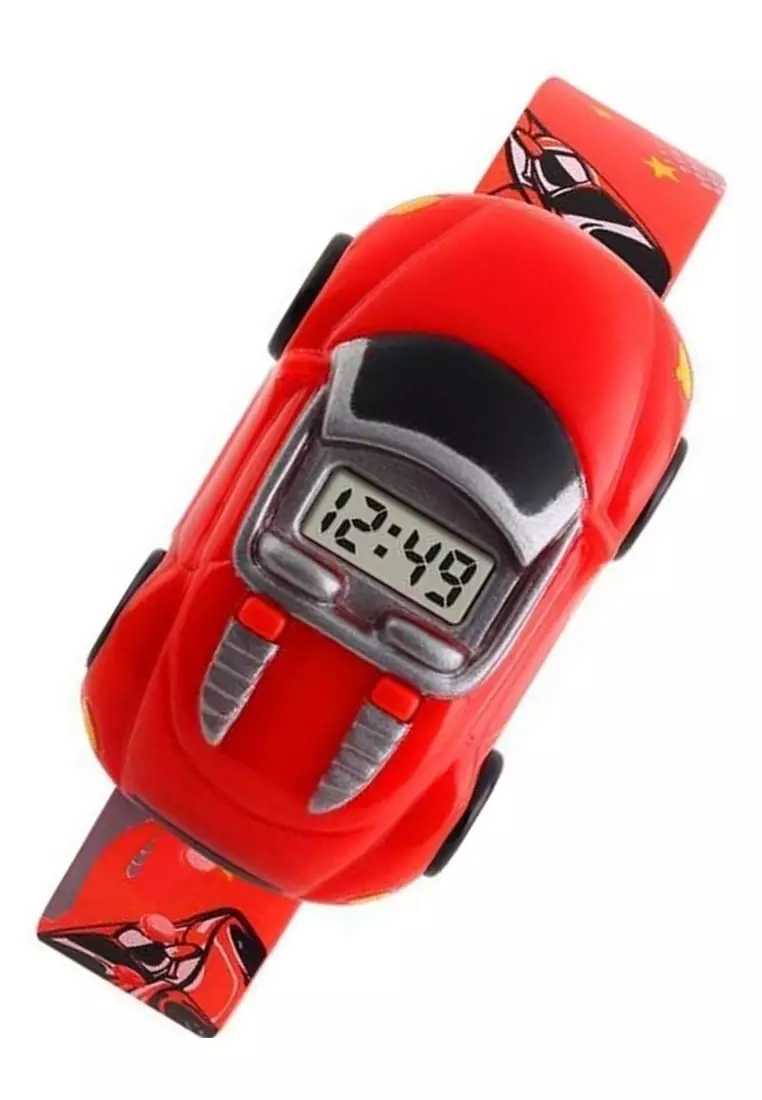 Jam Tangan Digital Anak LED Strap Tali Material ABS + PVC GO04 ORIGINAL